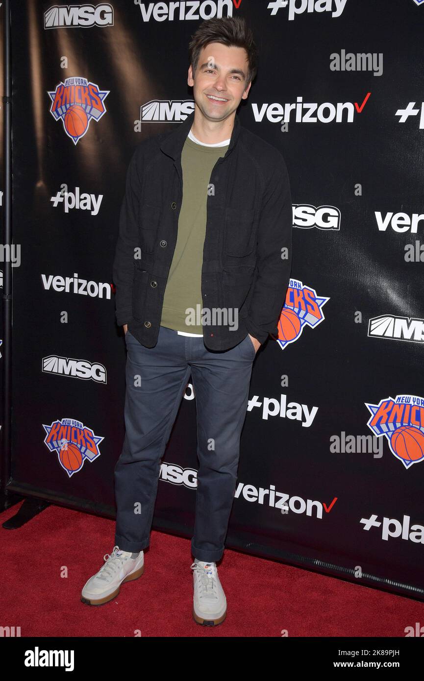 New York, USA. 21st Oct, 2022. Drew Tarver walks the red carpet for the