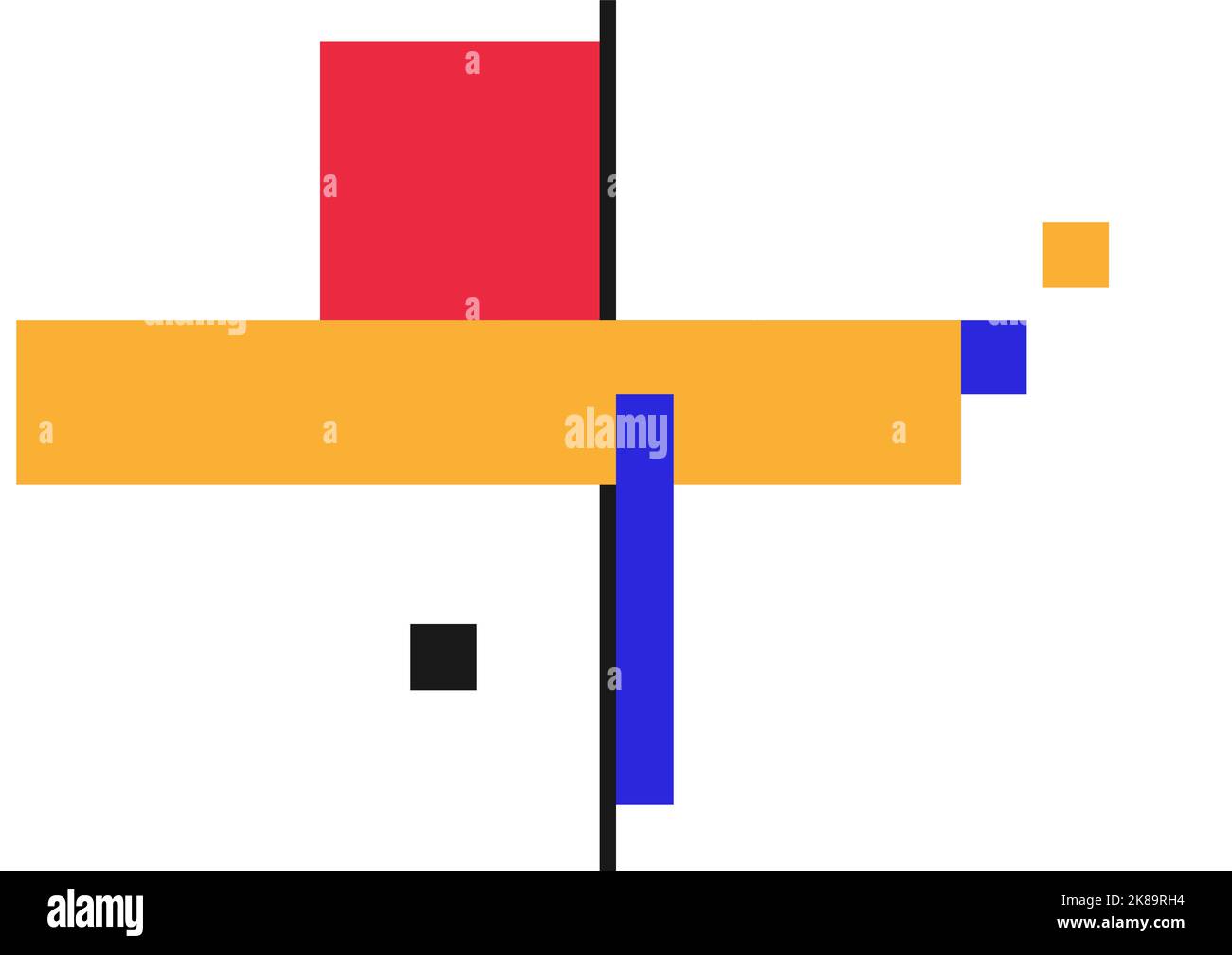 Simple geometry and base color. Modern pattern Stock Vector Image & Art