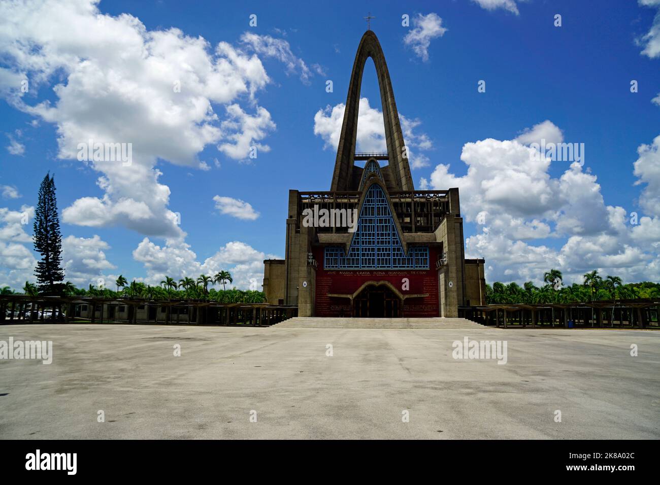 beautiful church of higuey in the dominican republic Stock Photo