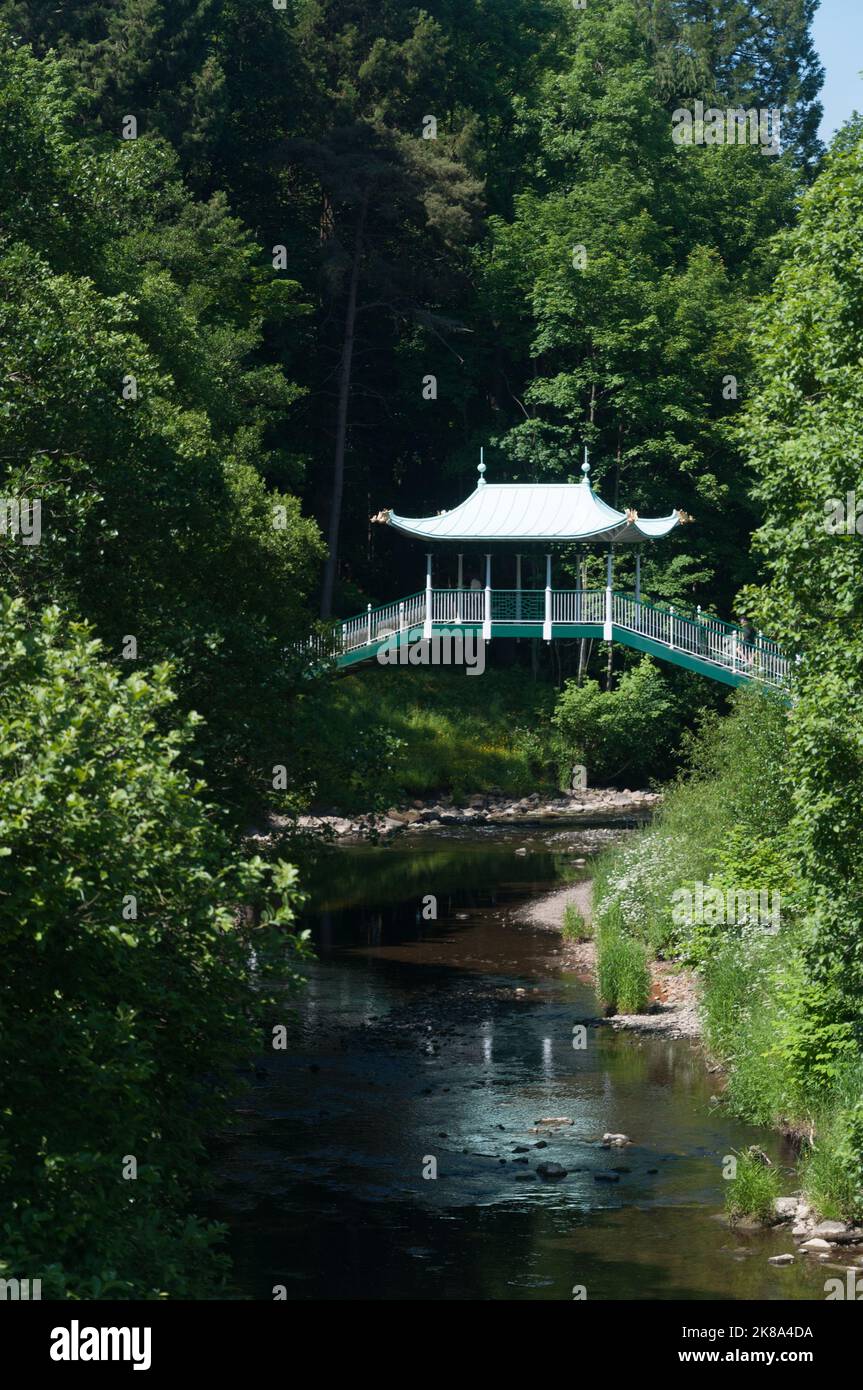 The Chinese Bridge, Dumfries House Stock Photo Alamy