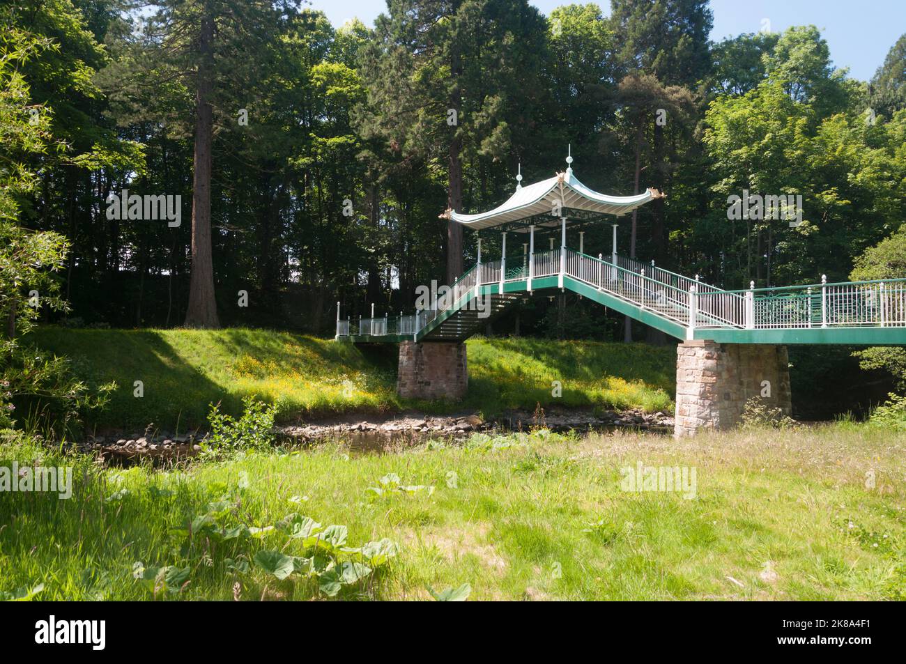 The Chinese Bridge, Dumfries House Stock Photo Alamy