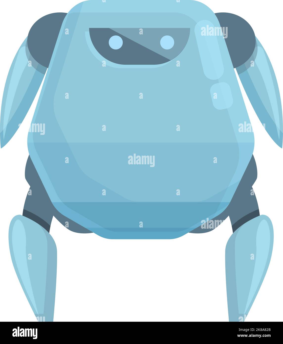 Robot mascot icon cartoon vector. Cute toy. Child future Stock Vector ...