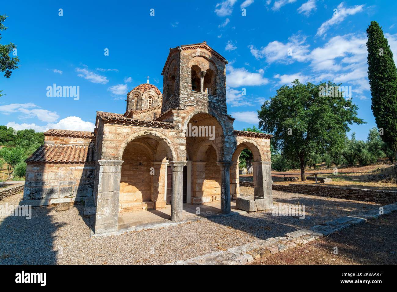 The Temple Of Zoodochos Pigi Of Samarina Is A Verdant Location A Short the-temple-of-zoodochos-pigi-of-samarina-is-a-verdant-location-a-short