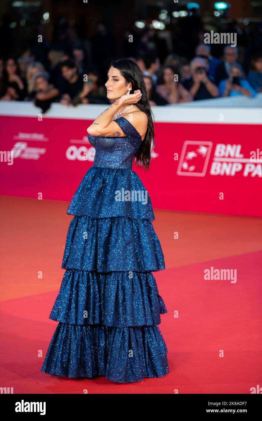 Red carpet of 'La Stranezza' at 17th Rome Film Fest Stock Photo