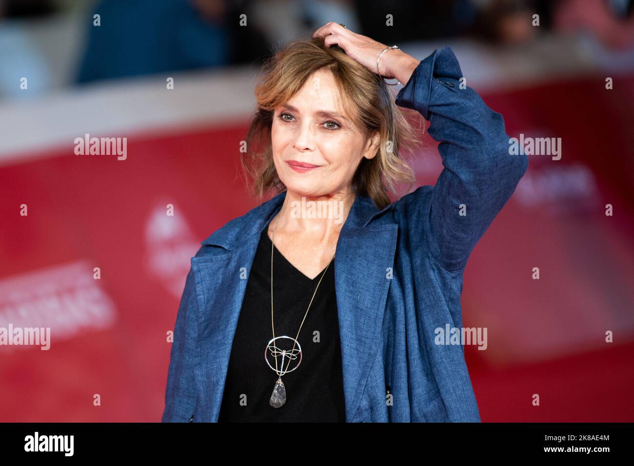 Red carpet of 'La Stranezza' at 17th Rome Film Fest Stock Photo