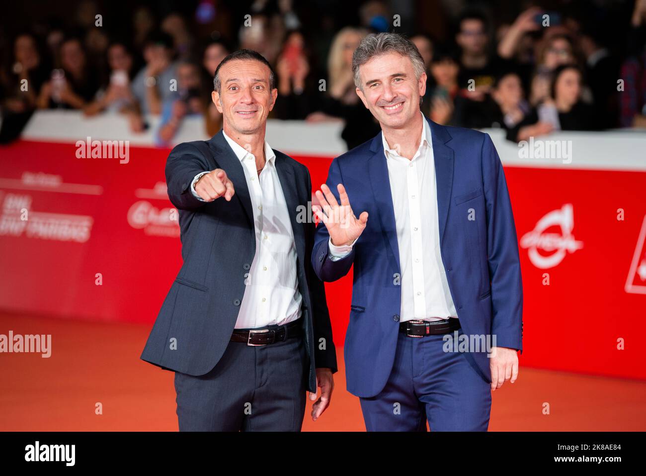 Red carpet of 'La Stranezza' at 17th Rome Film Fest Stock Photo