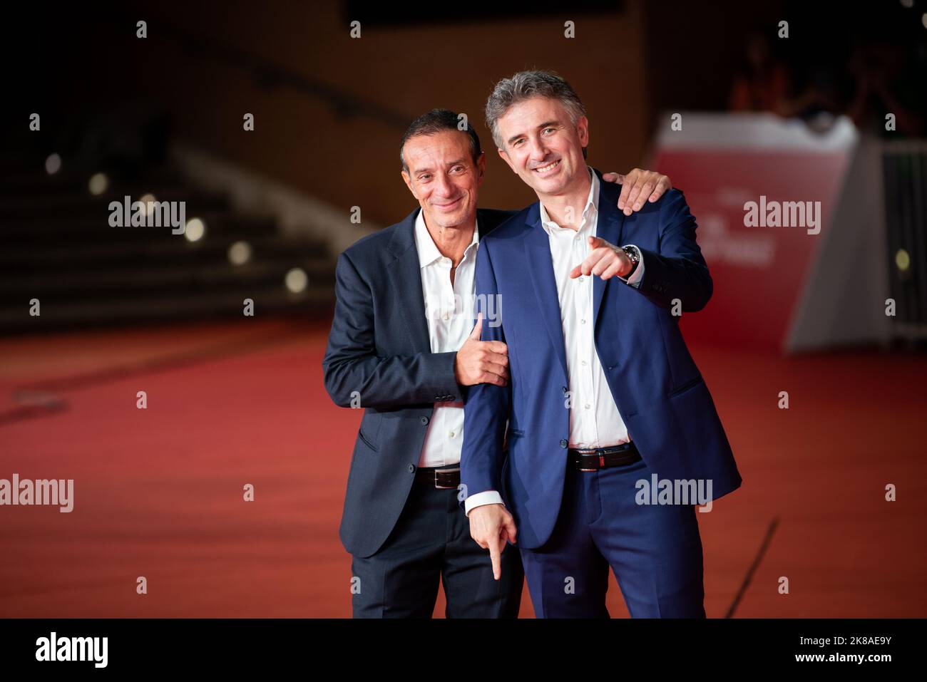 Red carpet of 'La Stranezza' at 17th Rome Film Fest Stock Photo