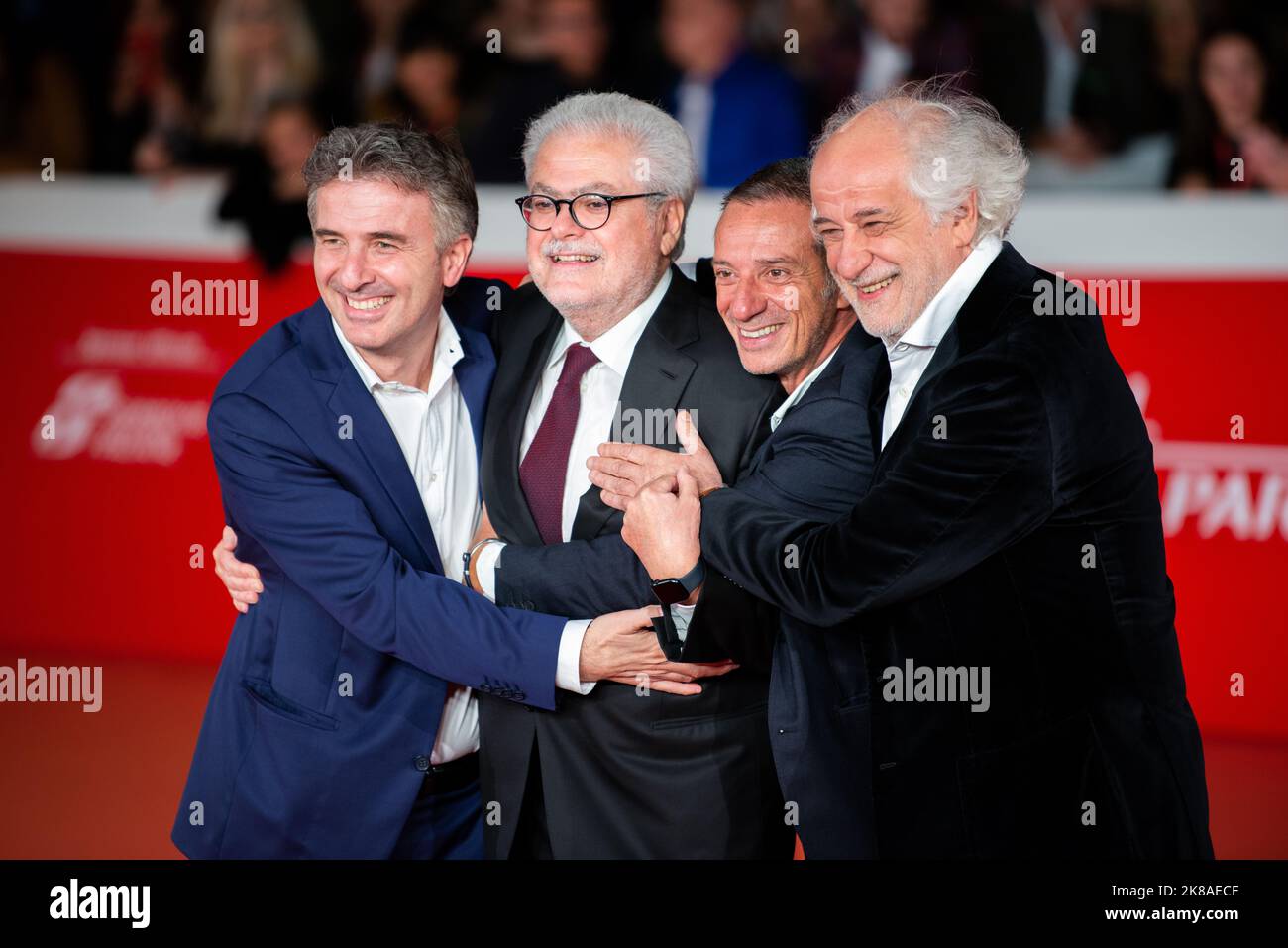 Red carpet of 'La Stranezza' at 17th Rome Film Fest Stock Photo