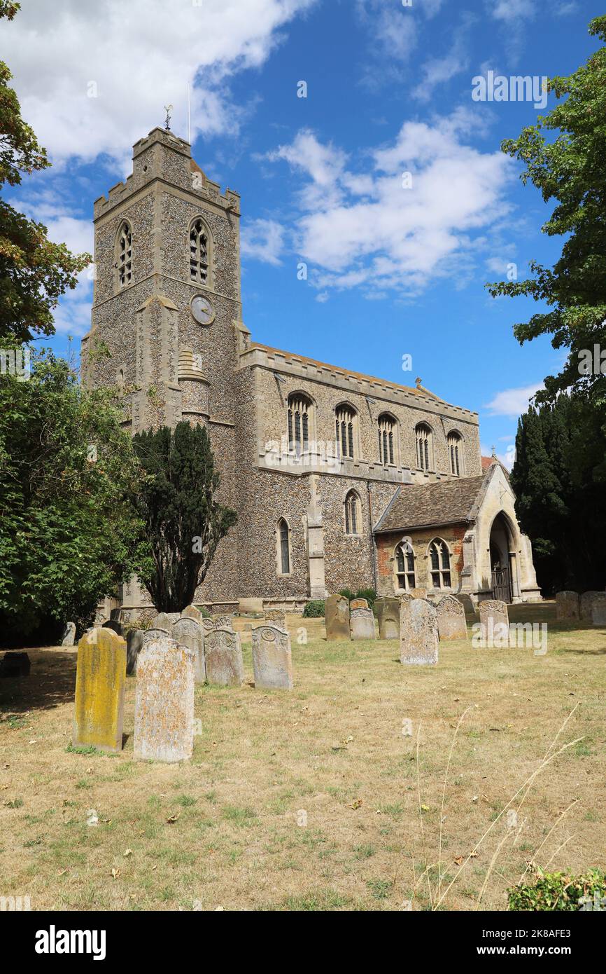 St Andrew's Church, Isleham, Cambridgeshire, England Stock Photo