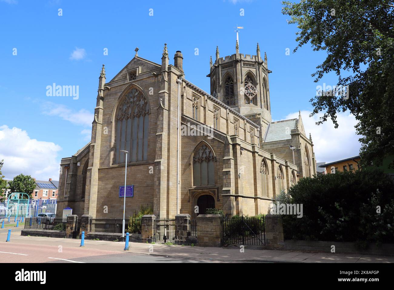 St Chad's Church, Bensham, Gateshead, Tyne & Wear Stock Photo - Alamy