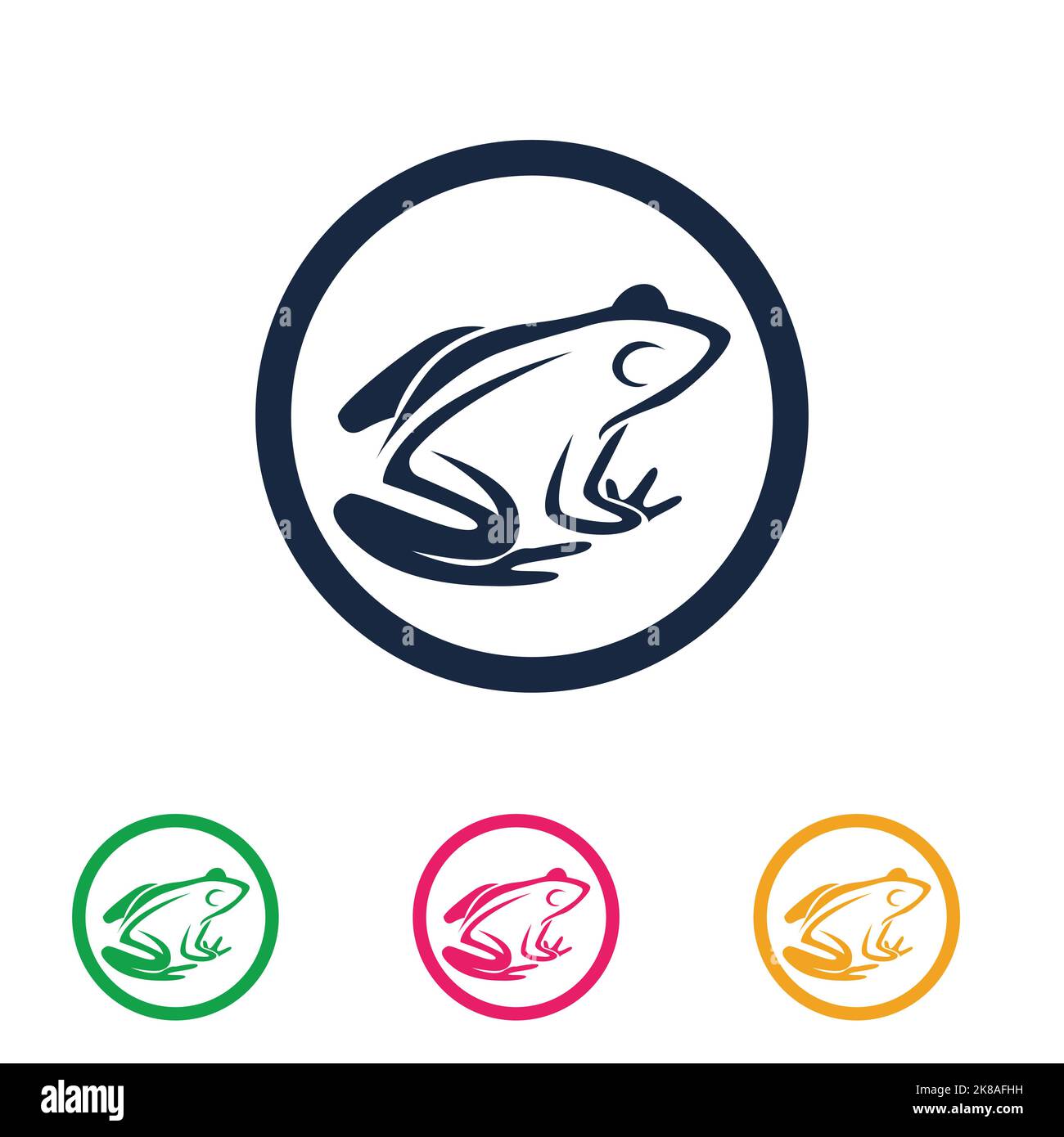 Frog Logo And Symbol Stock Vector Image & Art Alamy