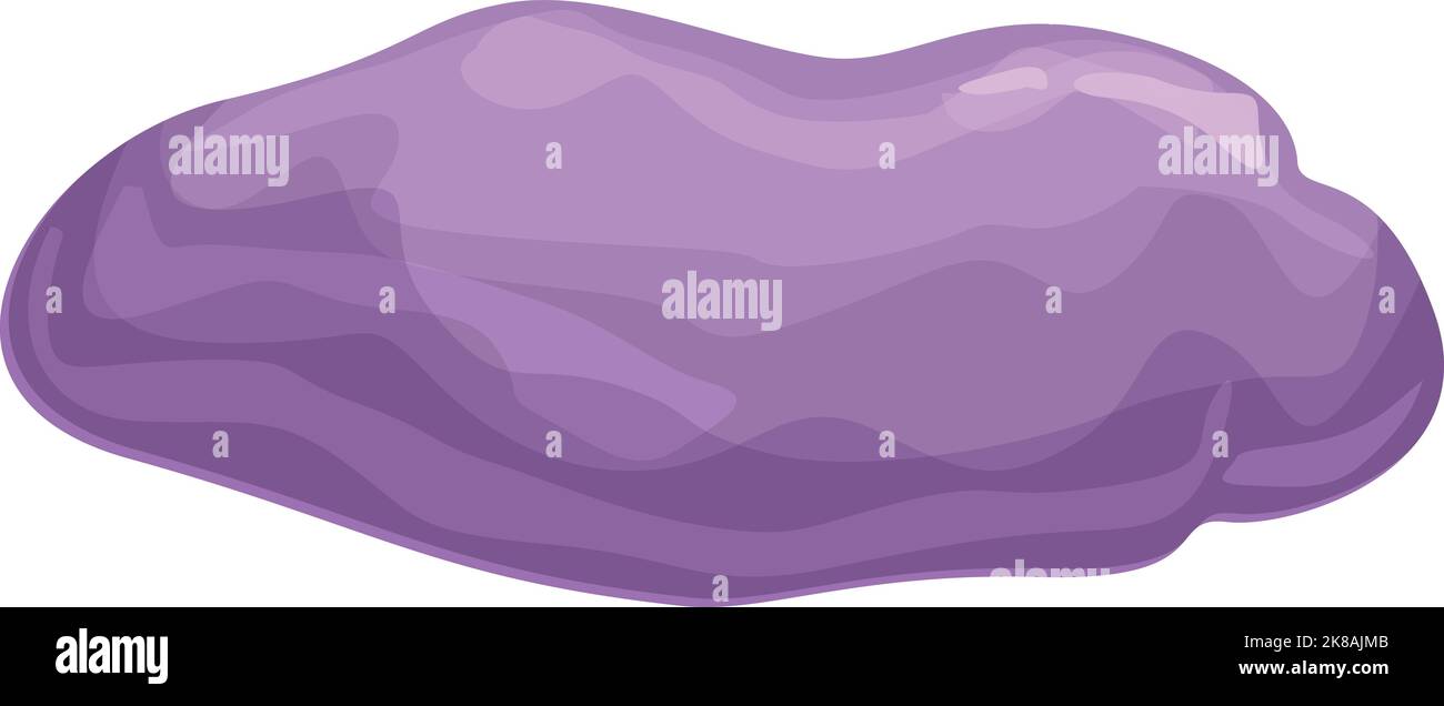 Purple dry fruit icon cartoon vector. Food prune. Snack label Stock ...