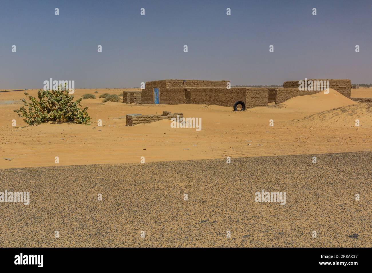 Traditional Nubian house in Sudan Stock Photo Alamy