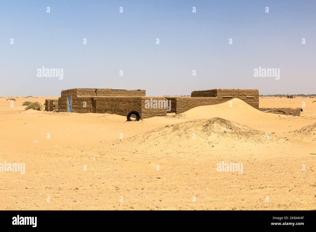 Traditional Nubian house in Sudan Stock Photo Alamy