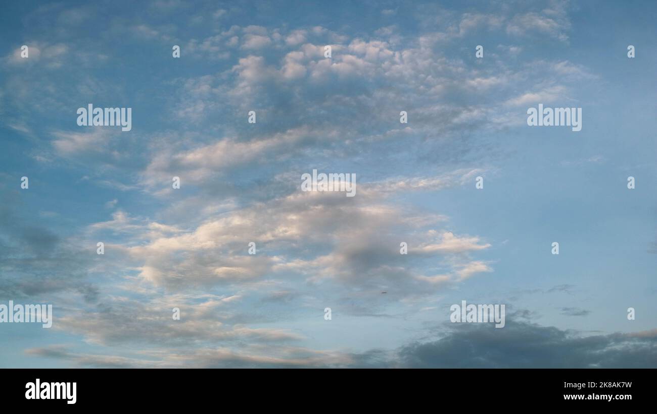 cloudy blue sky as background Stock Photo - Alamy