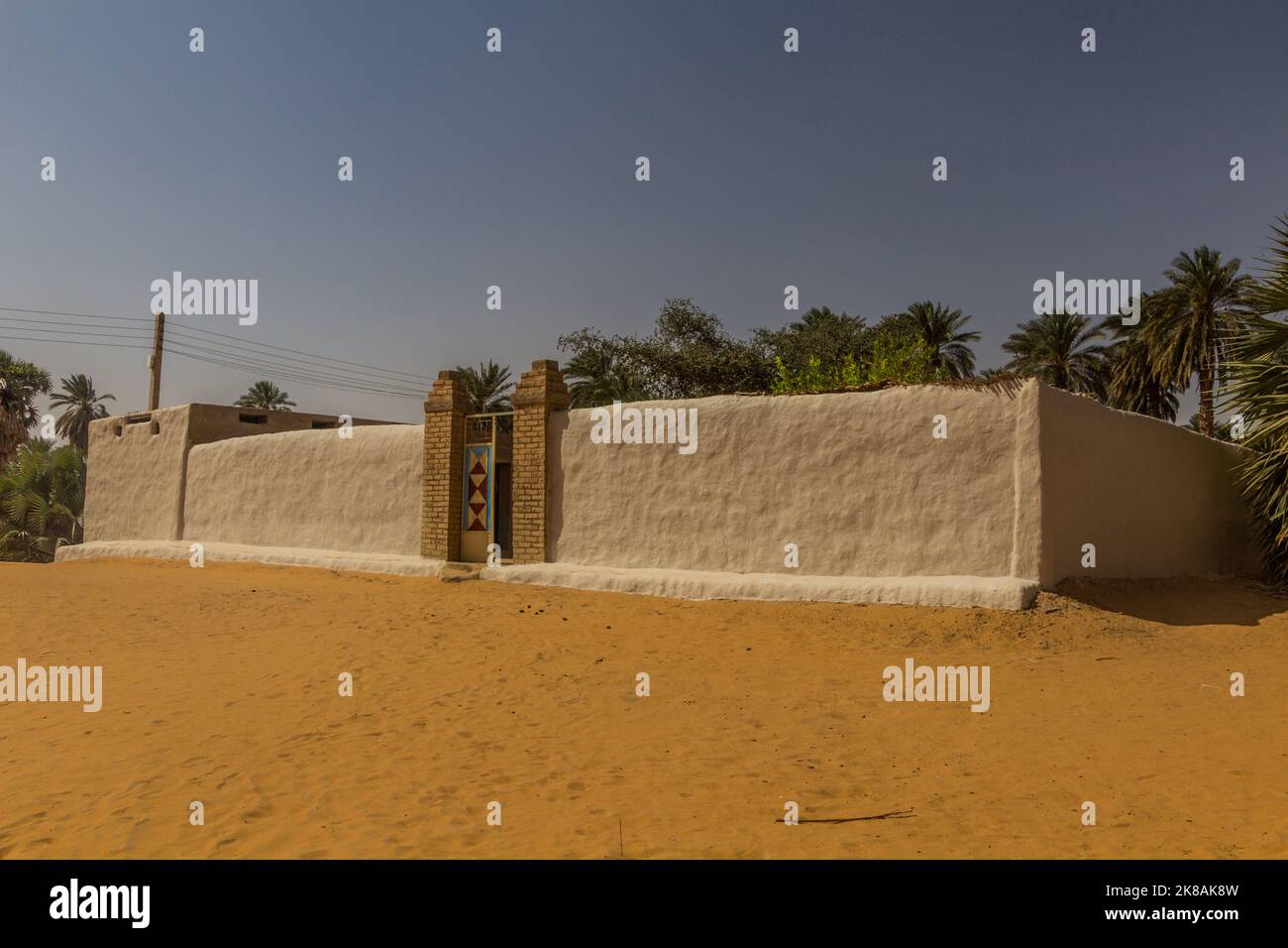 Traditional Nubian house in Sudan Stock Photo Alamy