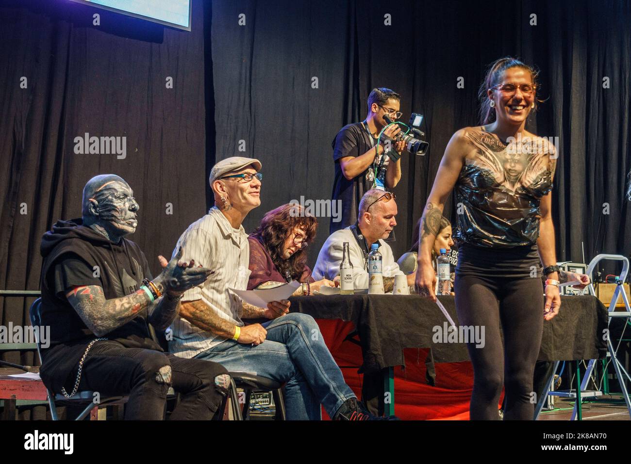 30. Internationale Tattoo Convention 23. bis 25.09.2022 in der Arena in Berlin-Treptow, Tattoo Messe, Event Stock Photo