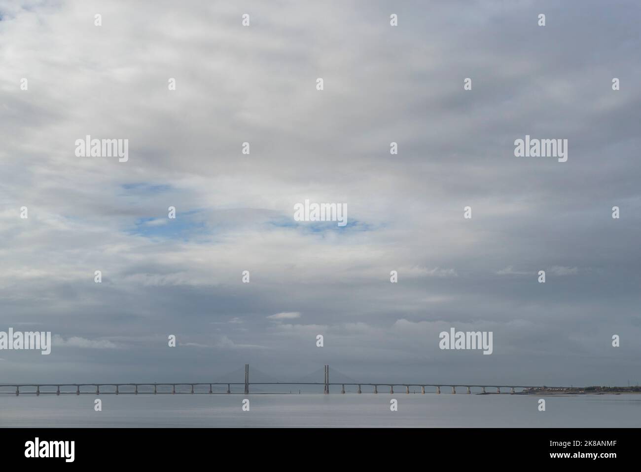 The River Severn at Beachley, M4 Bridge and estuary Stock Photo Alamy