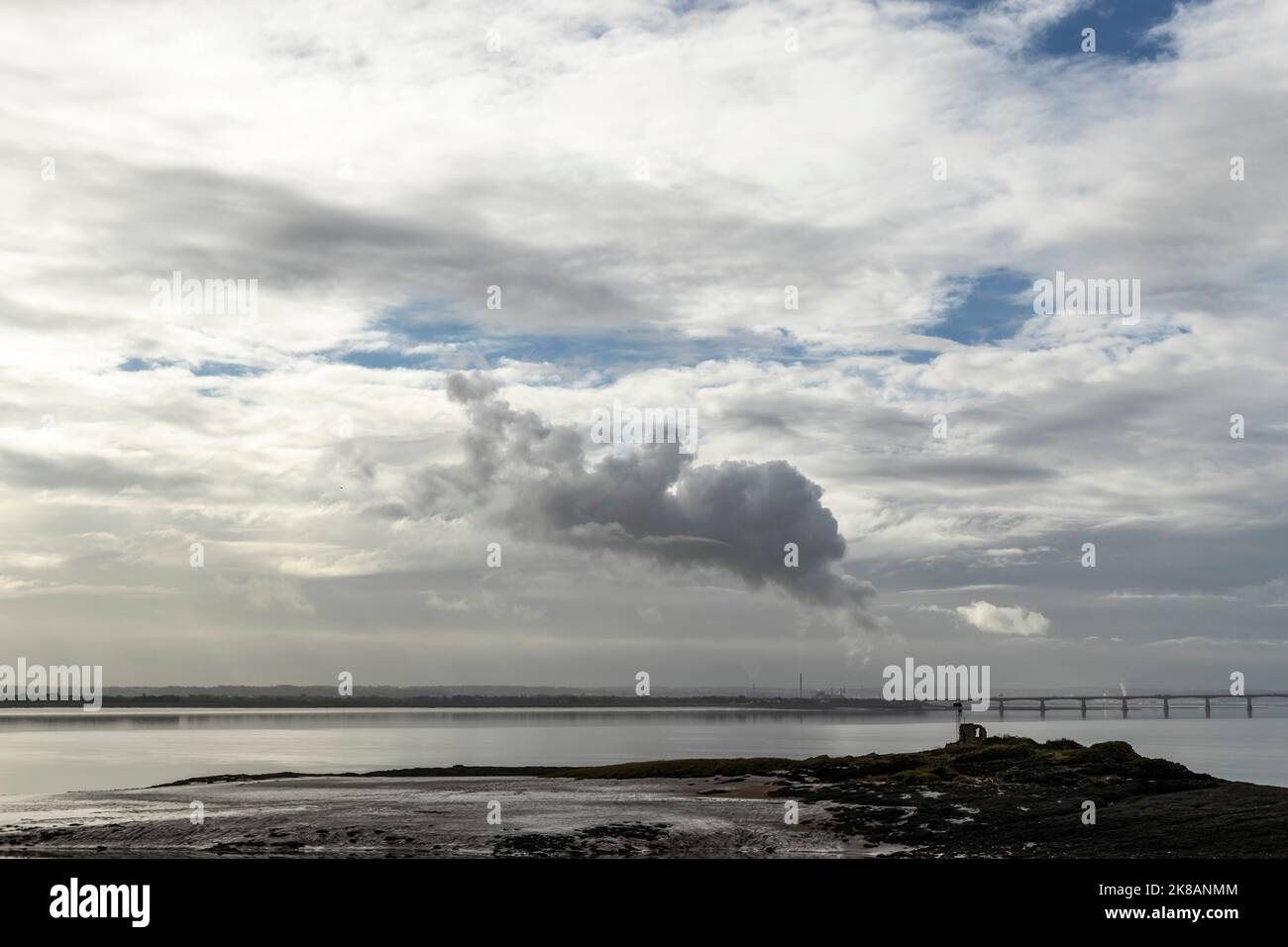 The River Severn at Beachley, M4 Bridge and estuary Stock Photo Alamy