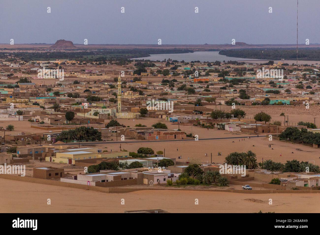 Aerial view of Karima town, Sudan Stock Photo - Alamy