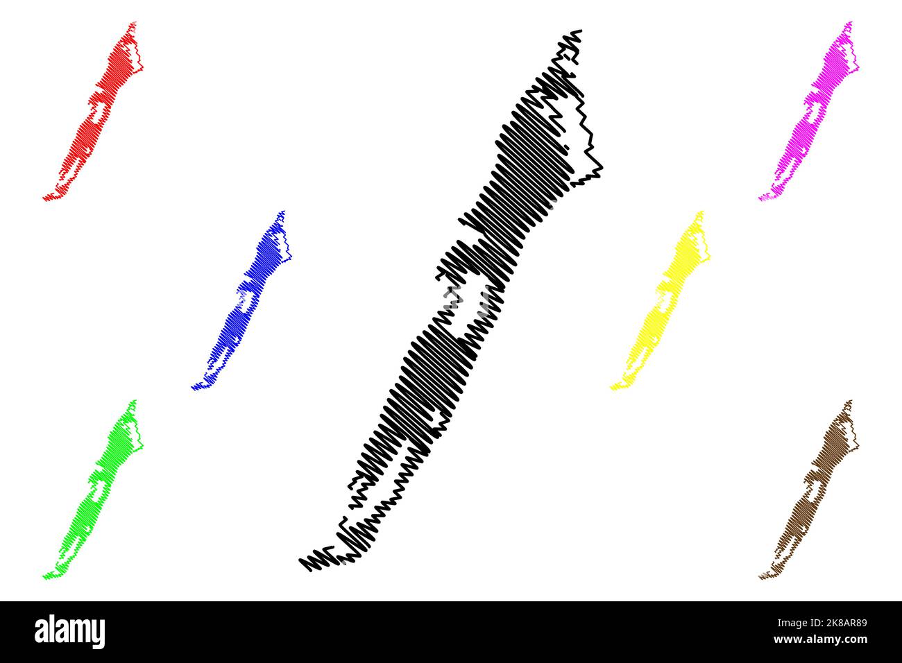 Ambergris Caye Island Map