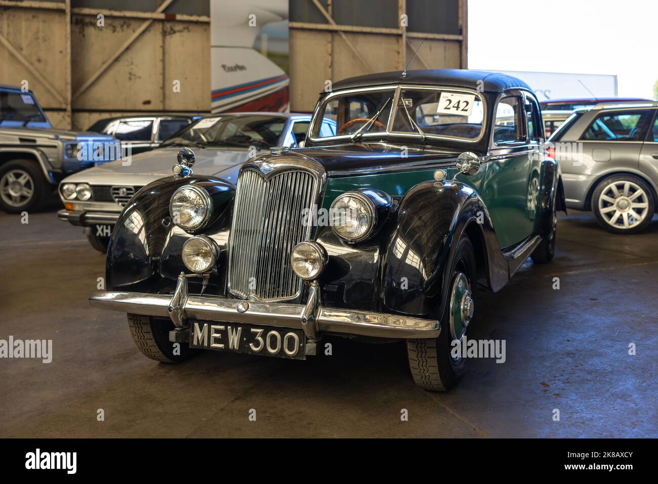 1953 Riley RMF ‘MEW 300’ at the Historics Classic & Sportscar Auctioneers held at the Bicester Heritage Centre on the 24th September 2022 Stock Photo