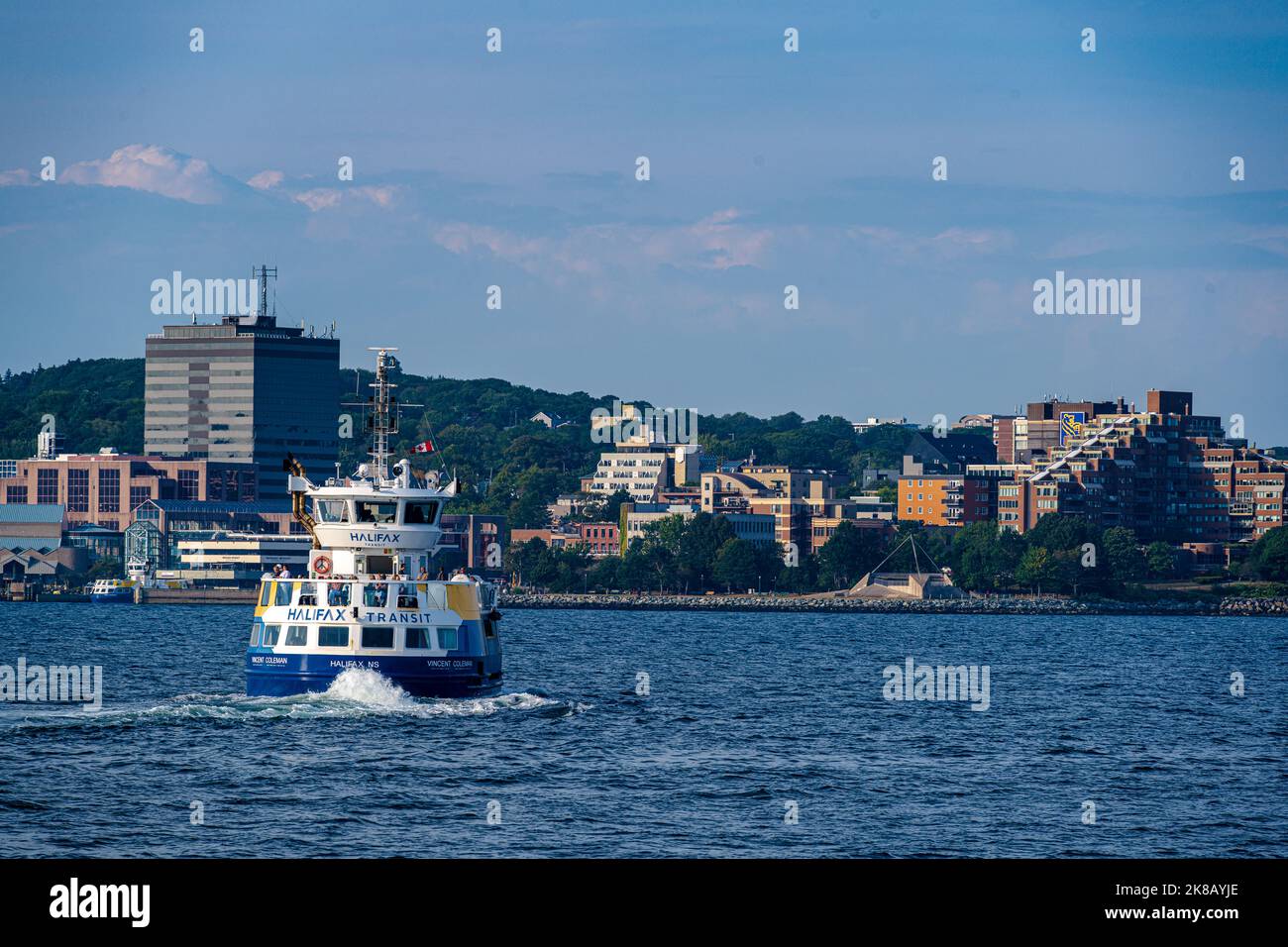 Halifax, Nova Scotia, Canada Sept 13, 2022. A photo of a ferry