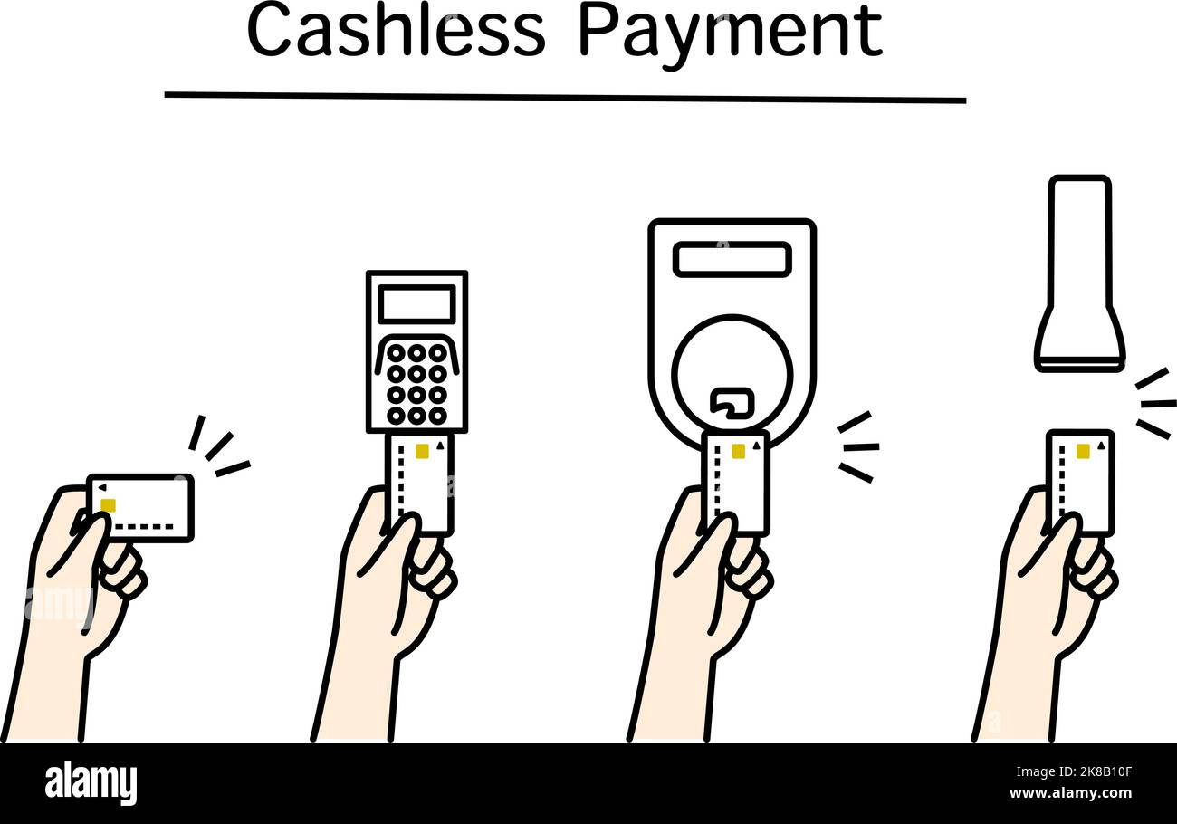 cashless-cashless-payment-with-credit-card-stock-vector-image-art