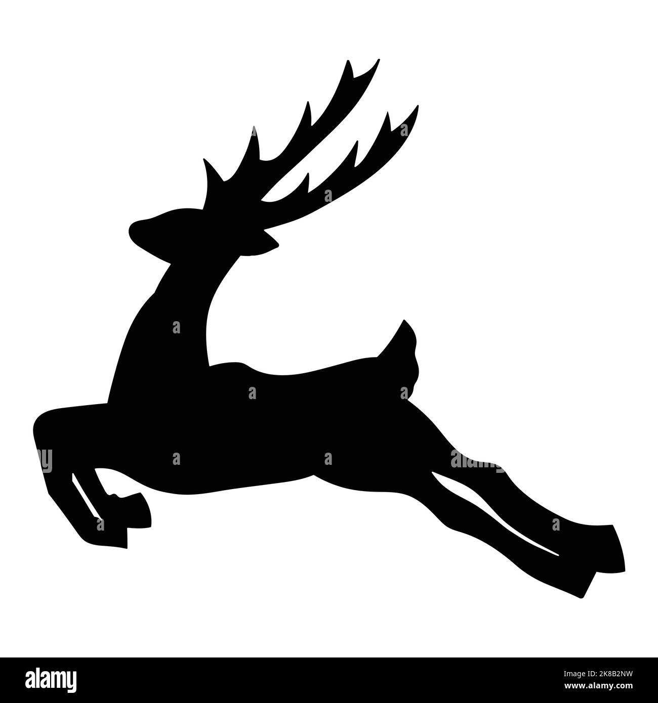 Isolated Christmas Reindeer Vector Illustration Stock Vector Image & Art Alamy
