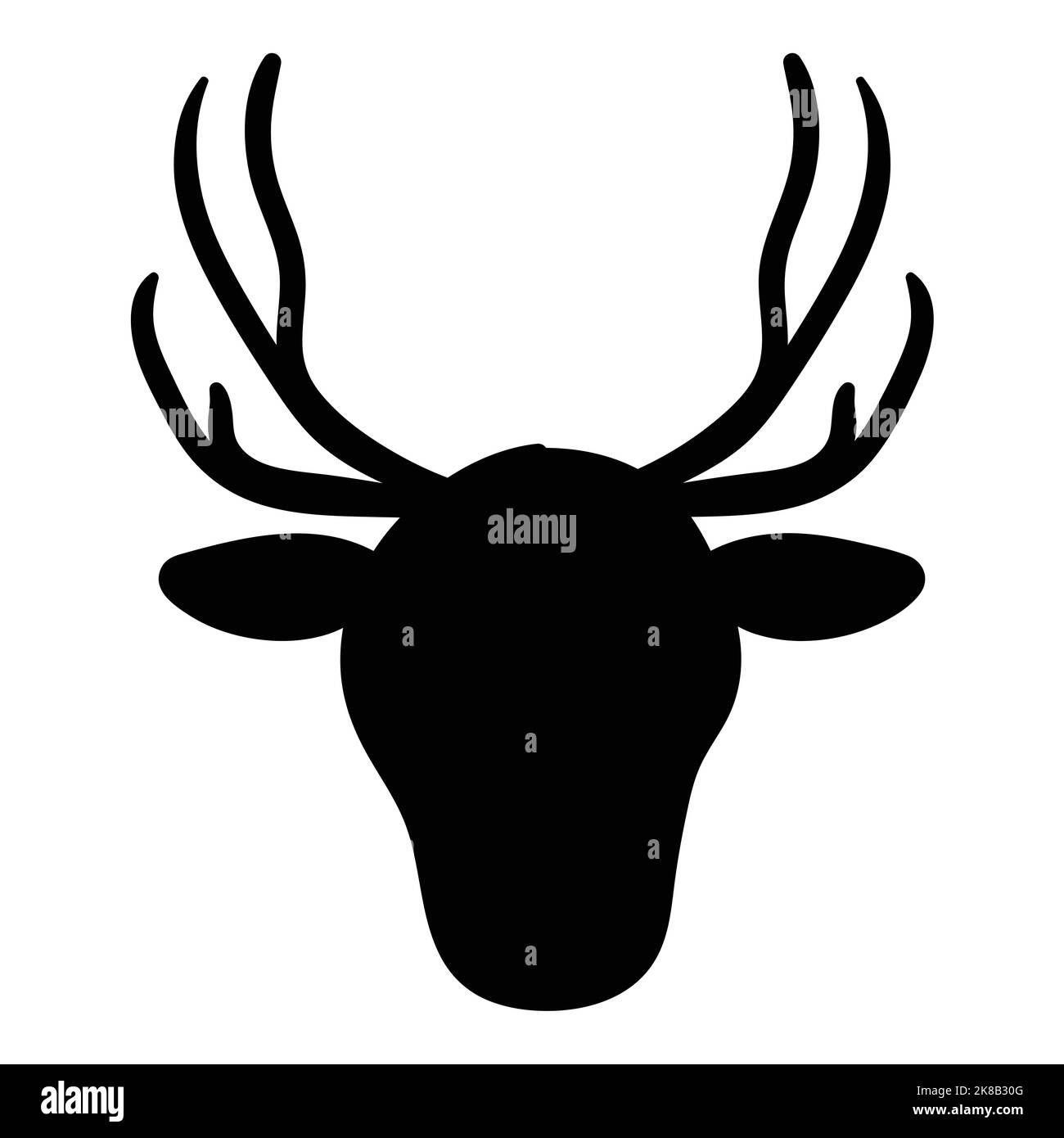 Isolated Christmas Reindeer Vector Illustration Stock Vector Image & Art Alamy