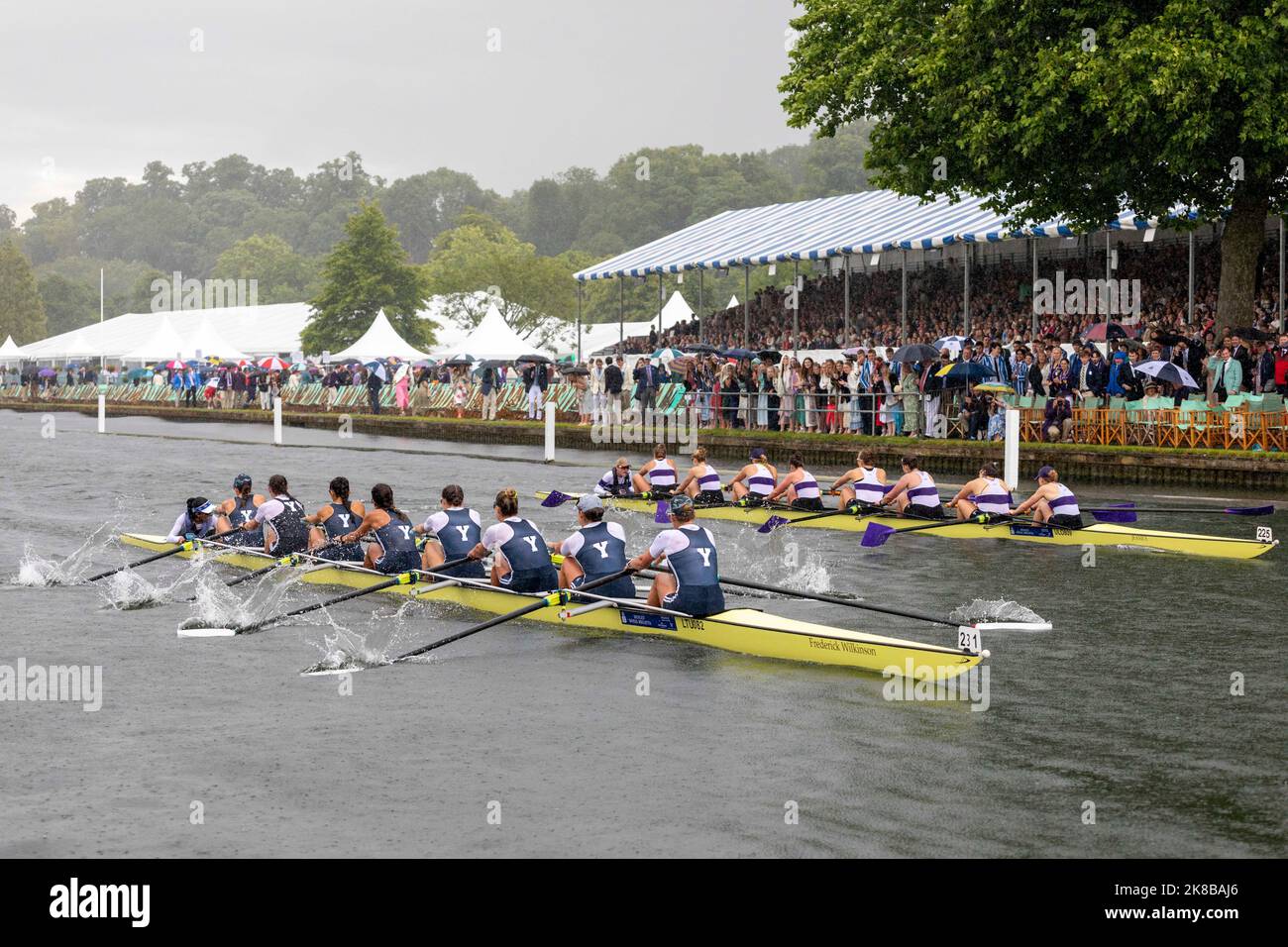 Henley Royal Regatta, an annual rowing event, takes place on the River