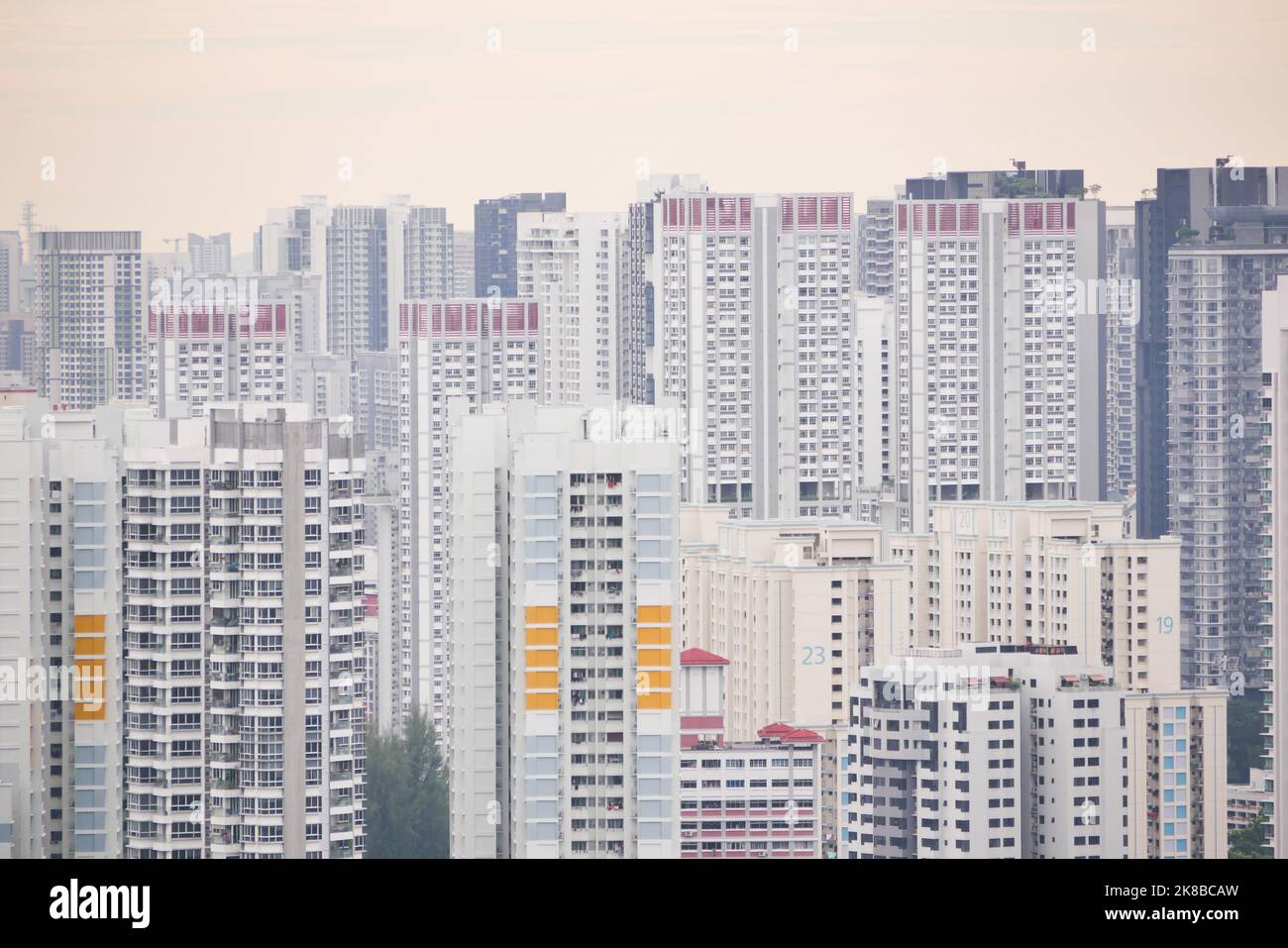 Arial view singapore city buildings hi-res stock photography and images ...