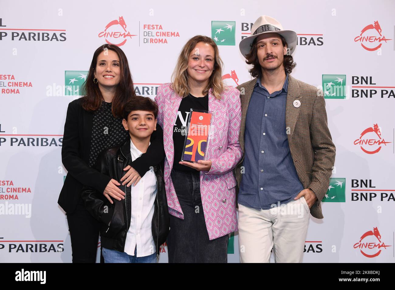 Rome Cinema Fest 2022. Rome Film Fest. Photocall awarded by Casa Alice ...