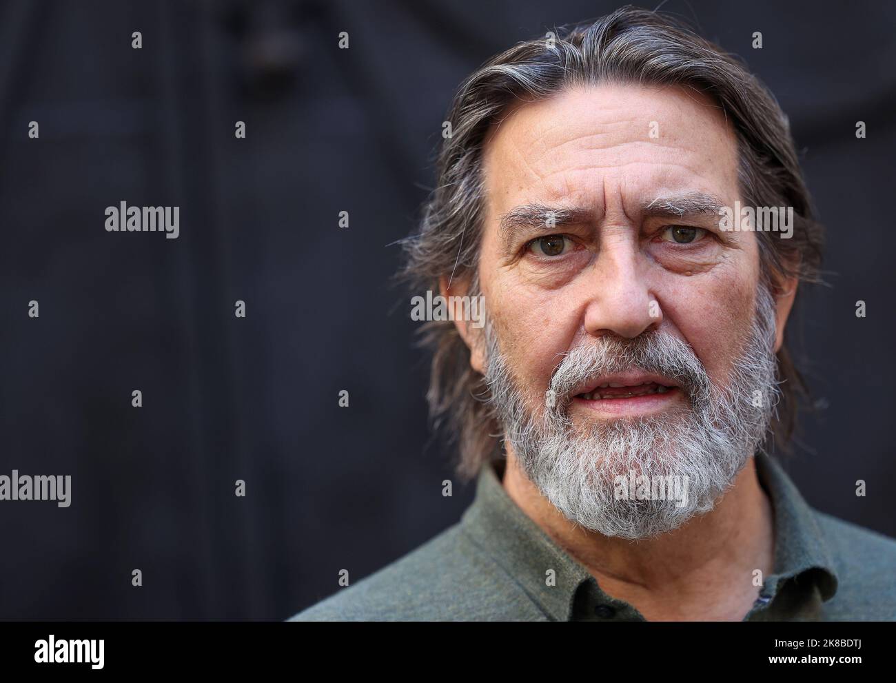 Irish actor Ciaran Hinds pose for photo on October 7, 2022 in Samobor