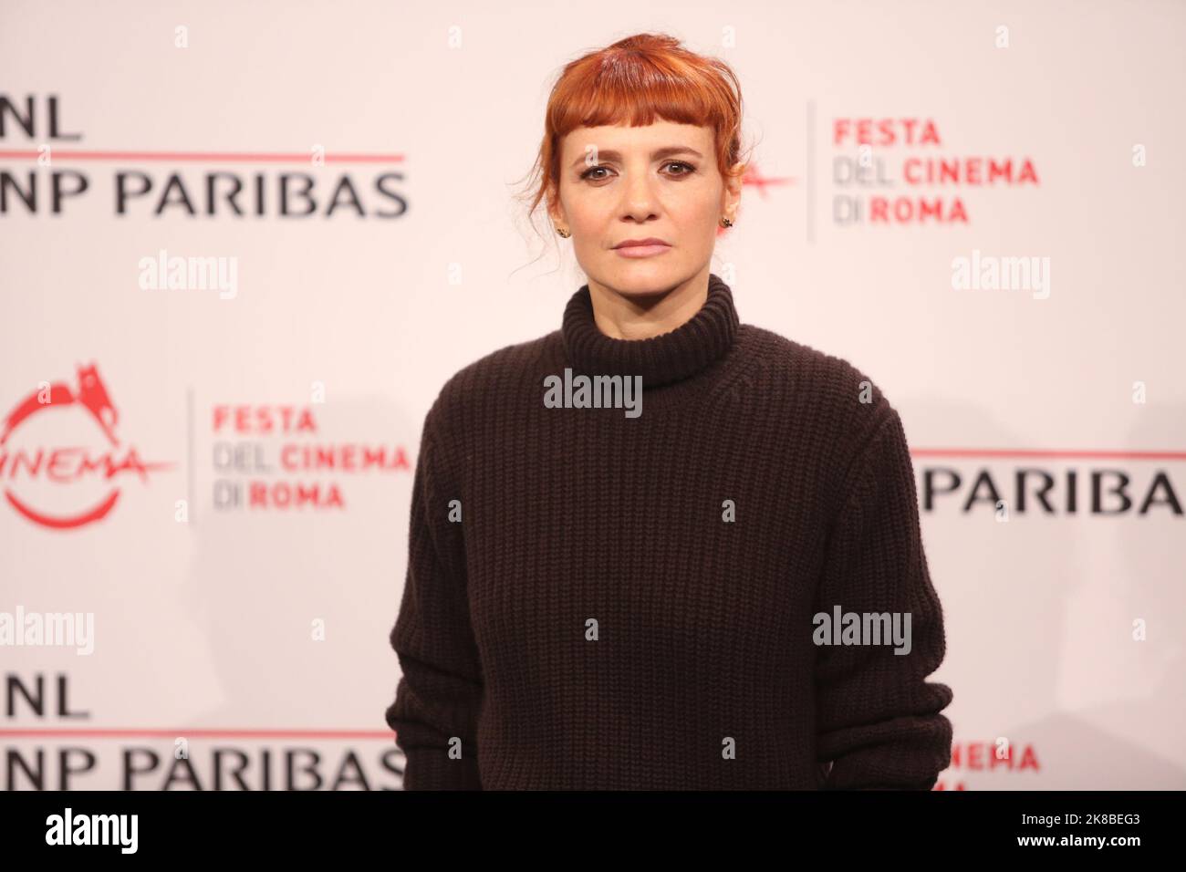 Rome, Italy. 22nd Oct, 2022. Camilla Filippi poses during the photocall of the movie 'Sono Lillo' at the Rome Film Fest at Auditorium Parco della Musica. Credit: SOPA Images Limited/Alamy Live News Stock Photo