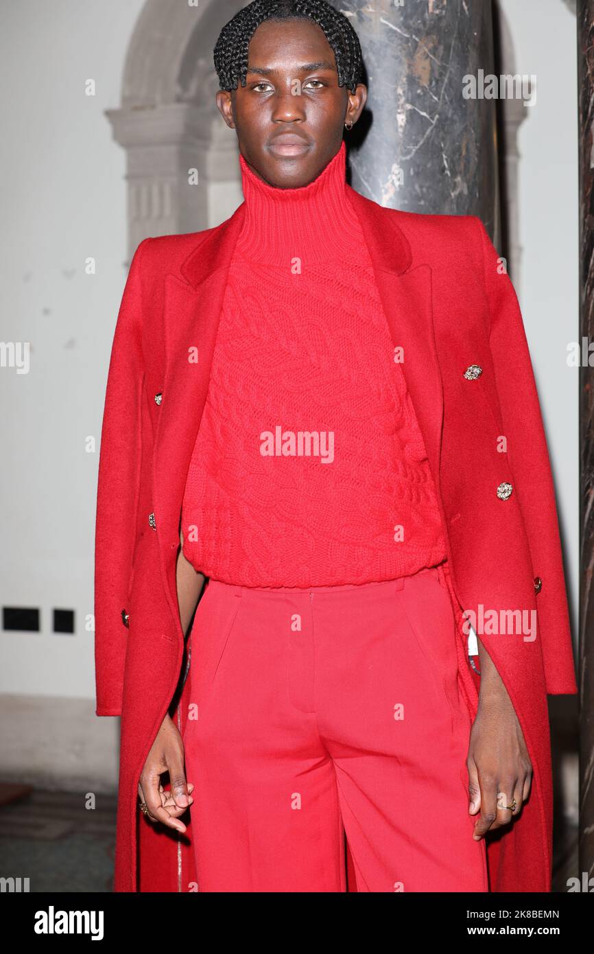 Caleb Frempong attends Mithridate Spring/Summer 2023 runway show at ...