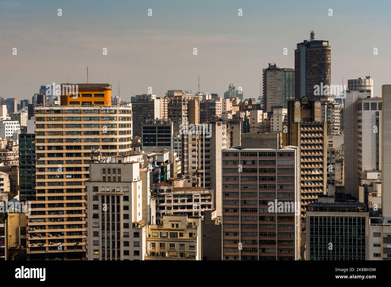 High Rise Buildings of Sao Paulo City Downtown Stock Photo - Alamy