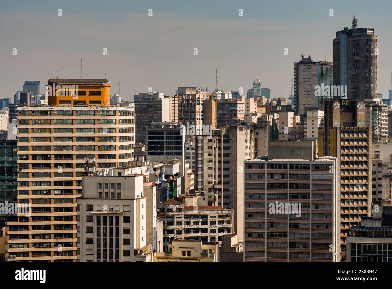 High Rise Buildings of Sao Paulo City Downtown Stock Photo - Alamy