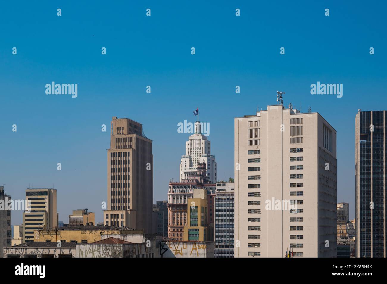 High Rise Buildings of Sao Paulo City Downtown Stock Photo - Alamy