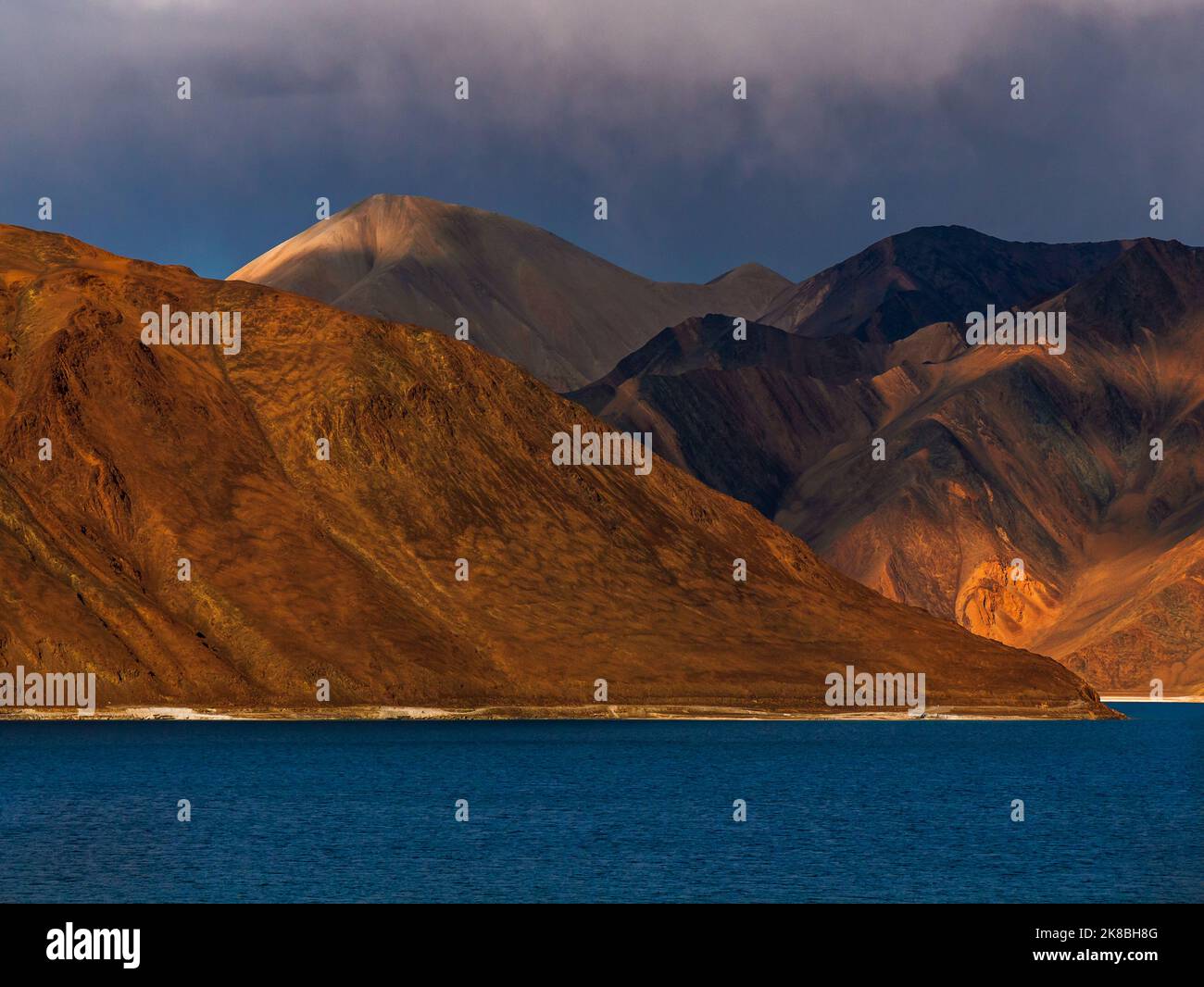 Pangong Lake world’s highest saltwater lake dyed in blue stand in stark