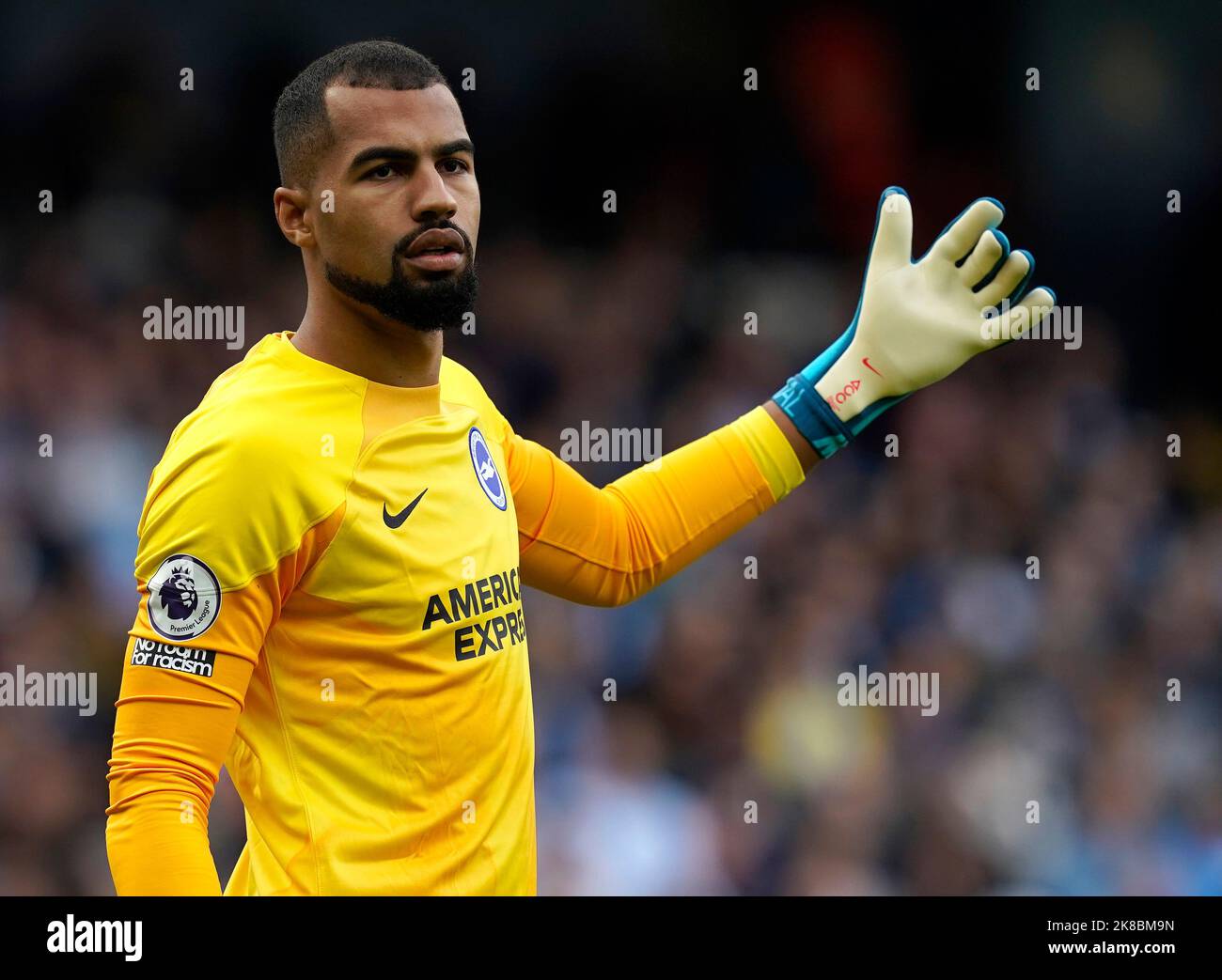 Manchester, UK. 22nd Oct, 2022. Robert Sanchez of Brighton during the ...