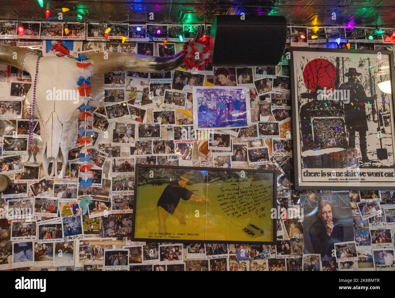 Woody Creek Tavern Hunter S. Thompson hang out near his house in Woody