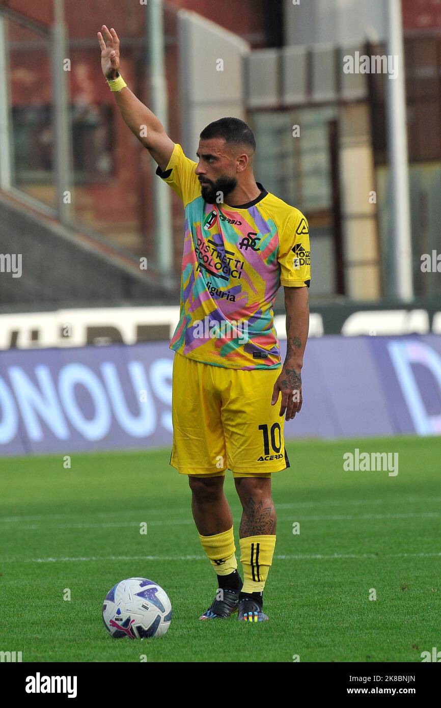 Daniele Verde player of Spezia, during the match of the Italian Serie A  league between Salernitana vs Spezia final result, Salernitana 1, Spezia 0,  match played at the Arechi stadium. Napoli, Italy,