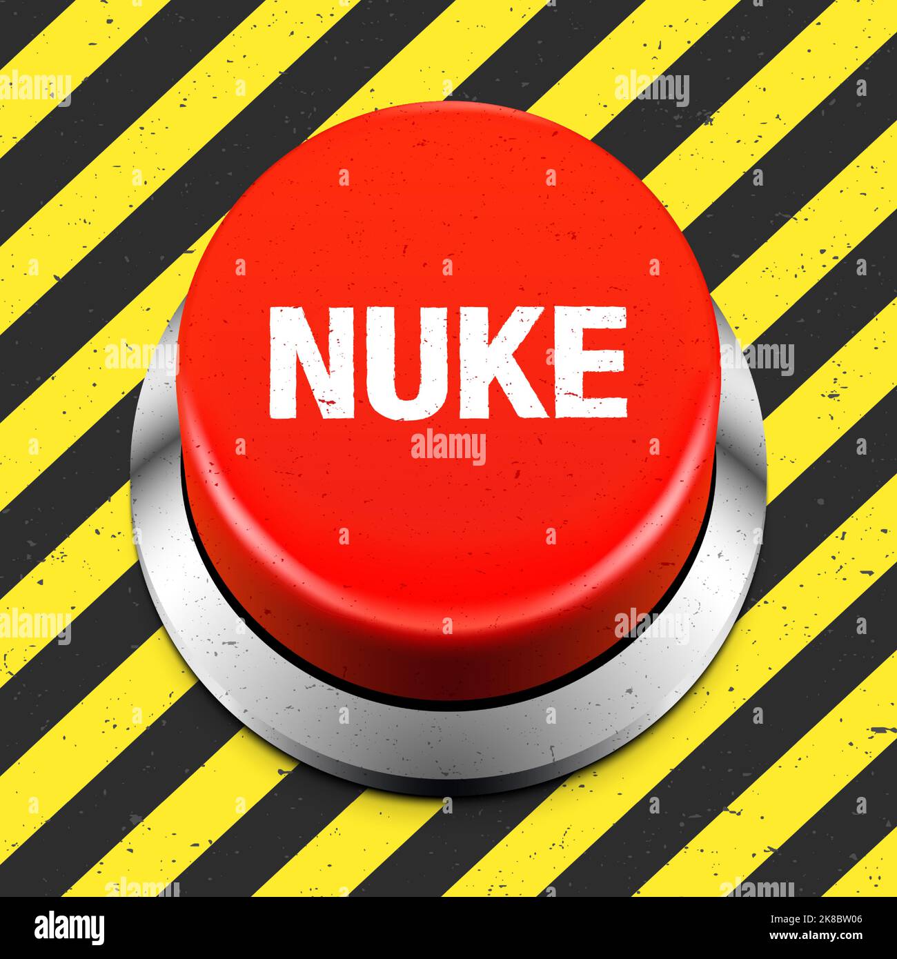 Do Not Press Red Button Stock Photo - Alamy
