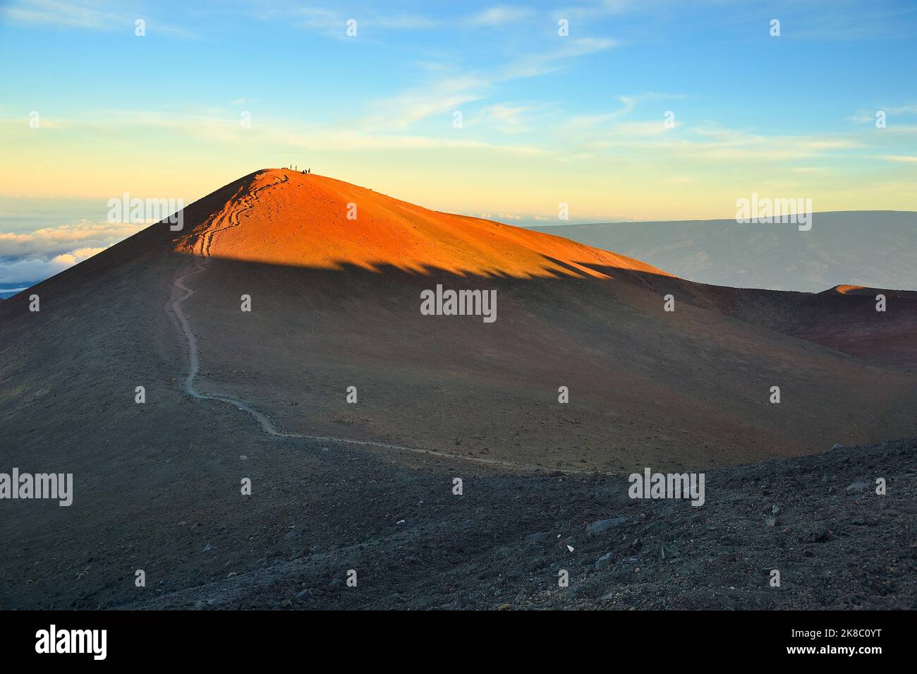 Scenic impressions from the magic landscape at the Mauna Kea