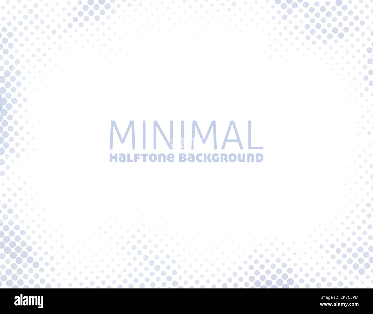 Minimal abstract halftone background by bluish points. Simple vector graphic pattern Stock Vector