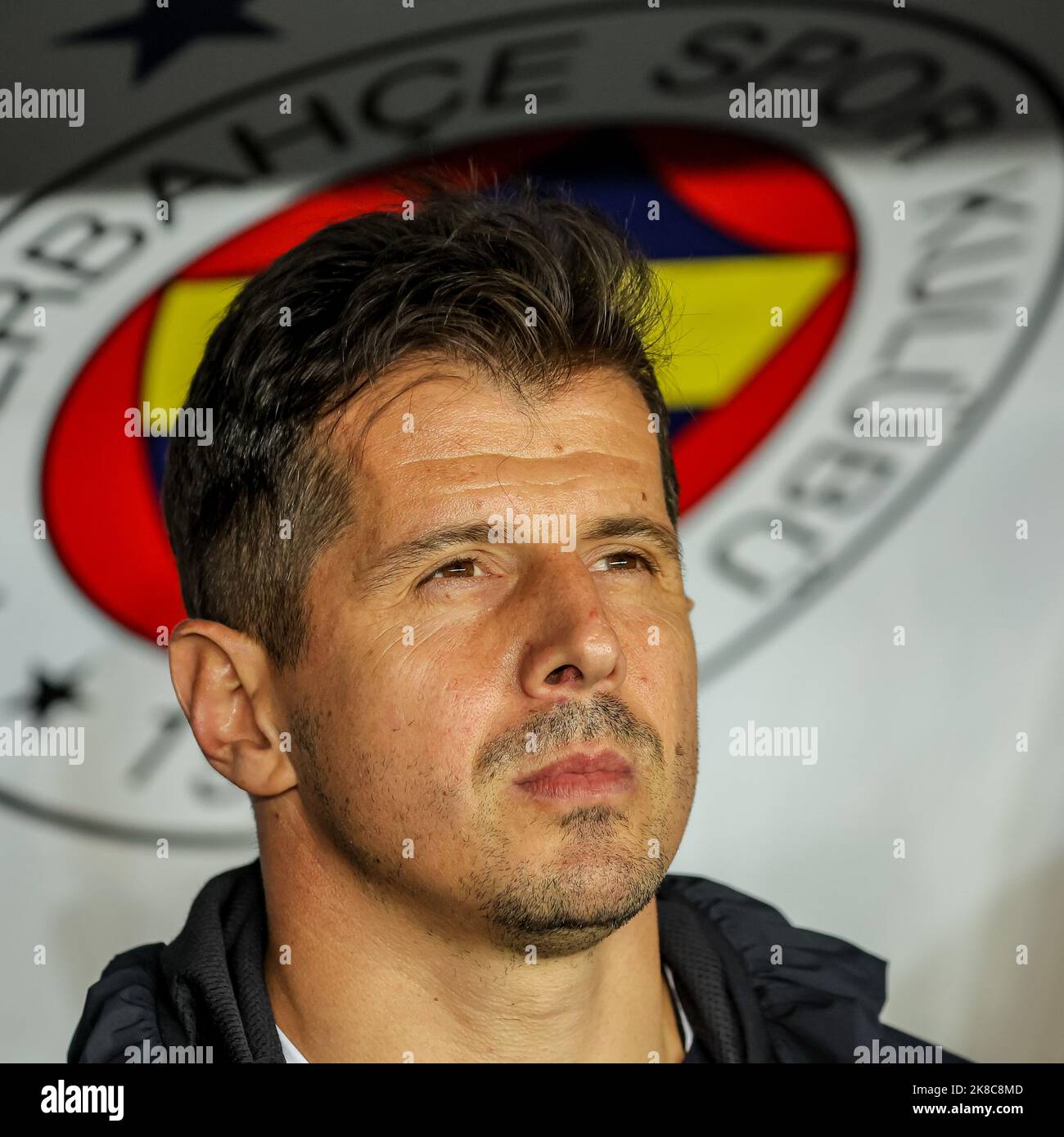 ISTANBUL, TURKEY - OCTOBER 22: head-coach Emre Belozoglu of Basaksehir 