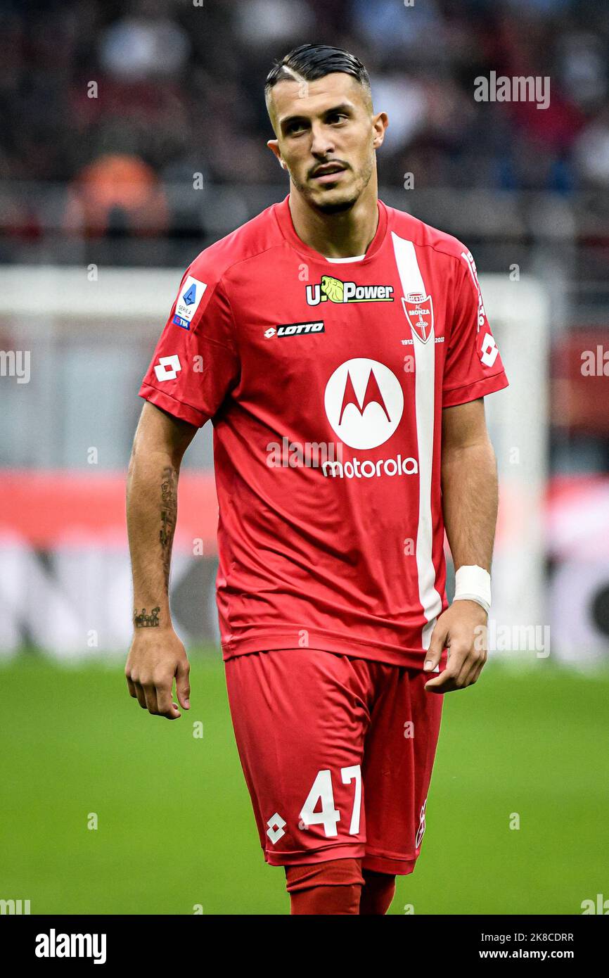 Milan, Italy. 22nd Oct, 2022. Dany Mota during the Italian Serie A football match AC Milan vs Monza at San Siro stadium in Milan, Italy on October 22, 2022 Credit: Piero Cruciatti/Alamy Live News Stock Photo