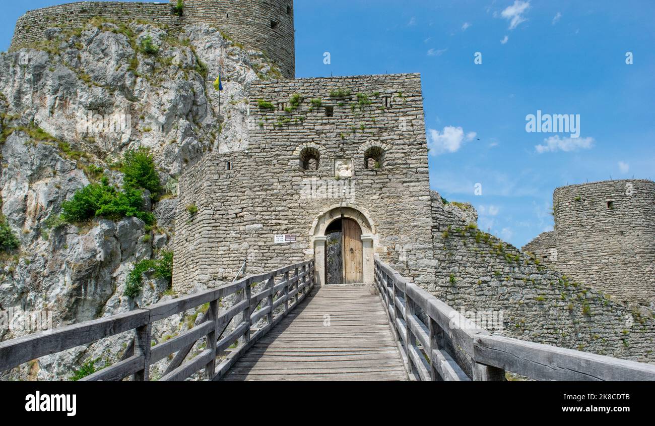 Old but so beautiful medieval castle. Stock Photo