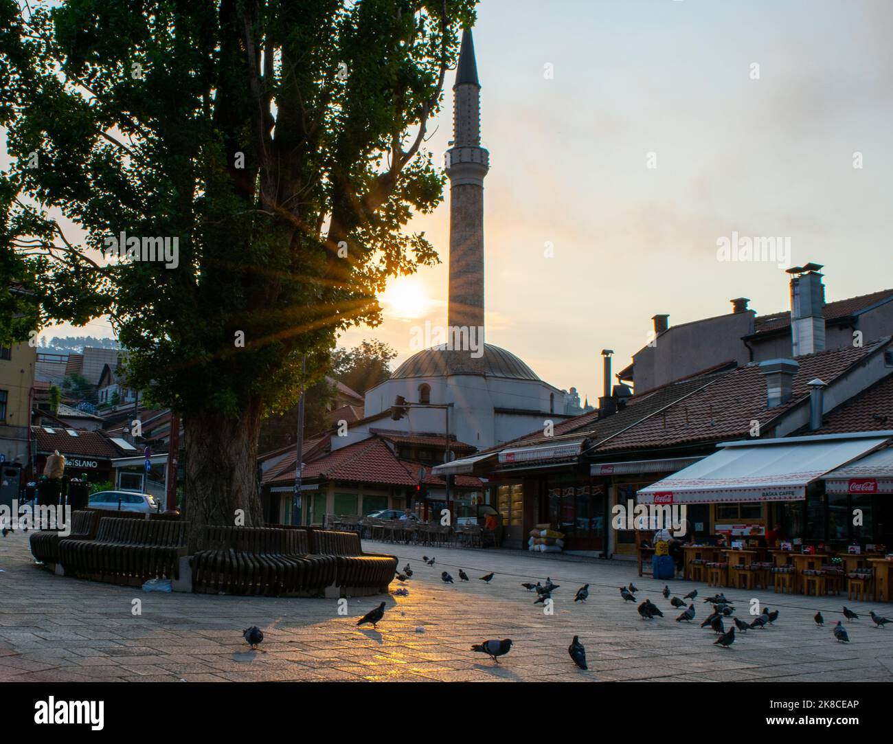 Most famous part of old city of Sarajevo Stock Photo - Alamy